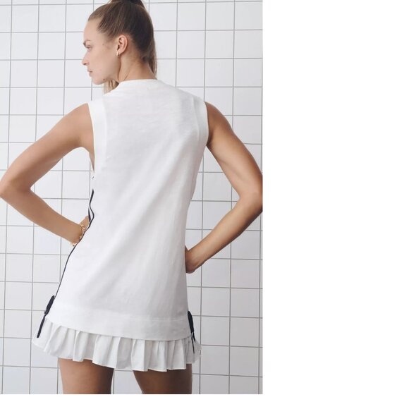 Anthropologie Gola x Anthropologie Sun's Out Mini Dress size XL new nwt ivory - Picture 3 of 5